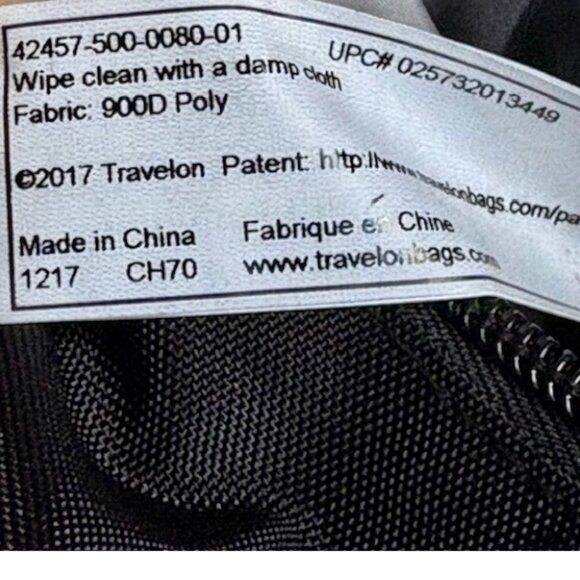 Travelon Anti-Theft Classic Essential Messenger Bag - Black/Gray - Medium - Picture 13 of 14